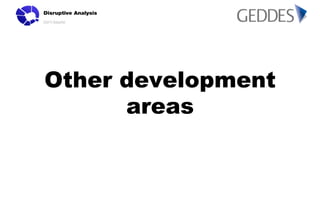 Other development
areas

 