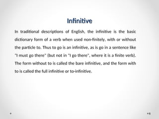 Complete Infinitive Comprehensive Guide to English Future Perfect and Infinitive Forms | PPT