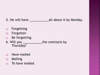 Future perfect tense | PPT