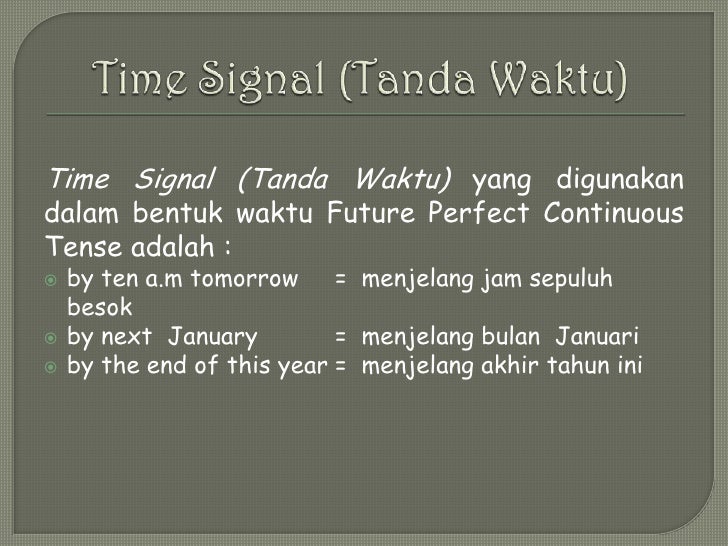 Future Perfect Continuous Tense