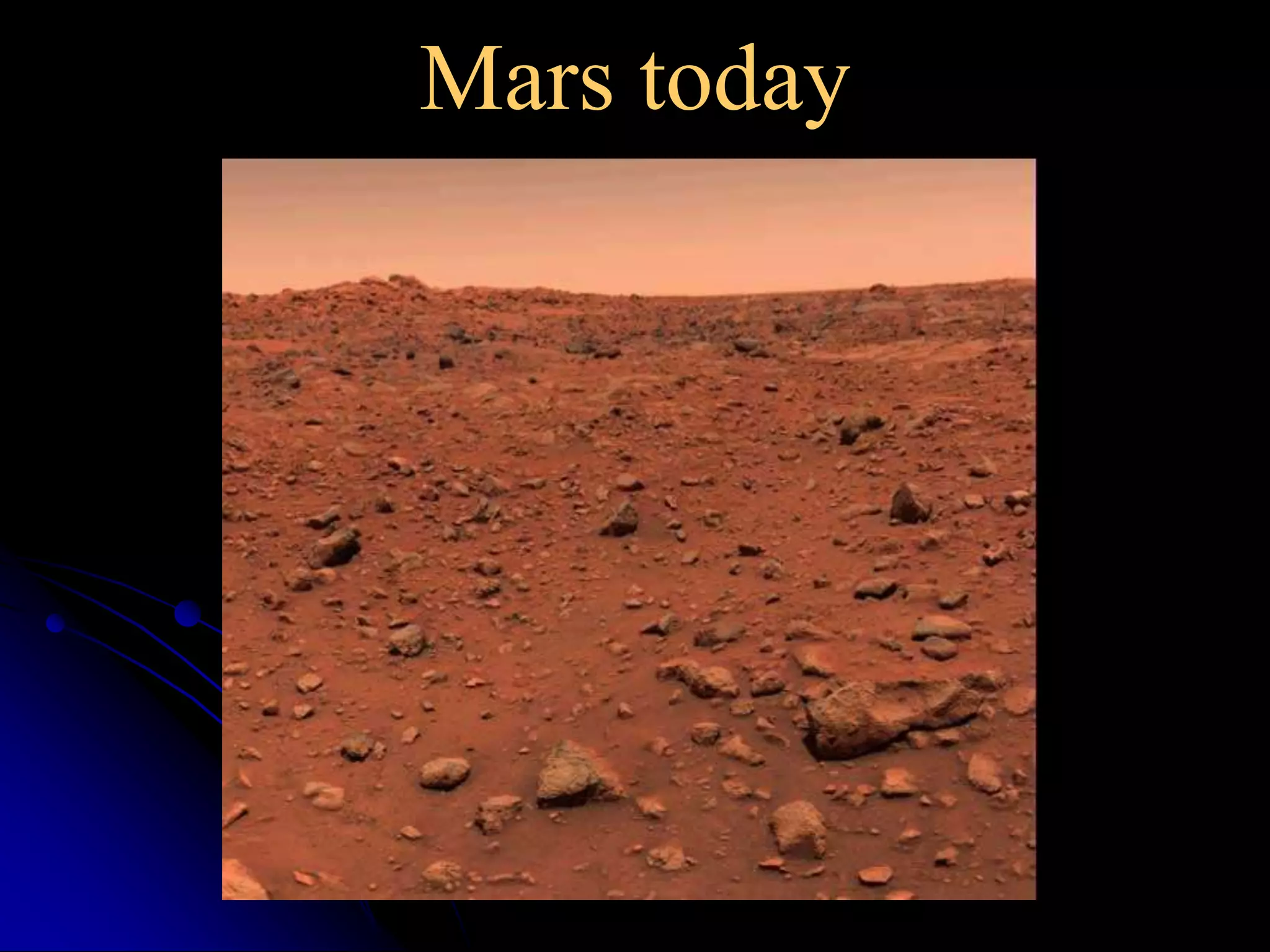Mars today 
 