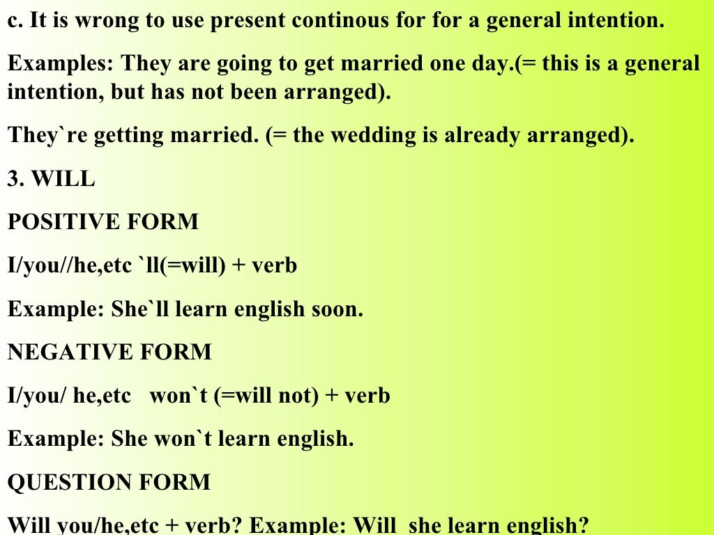 My future plans example picture