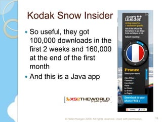 US: Light PC users are 26% more likely to be mobile web users than heavy PC Web users.To reach the full digital audience mobile *must* now be integrated into campaignsThese people won’t see your banner ad on a website% of people who access news and info via mobile browserSource: ComScore M:Metrics Q12009