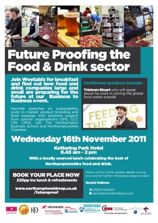 Future proofing the food and drink sector