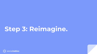 Step 3: Reimagine.
 