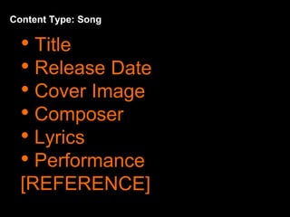 Content Type: Song
 