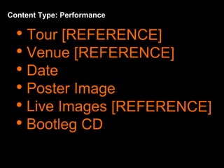 Content Type: Performance
 