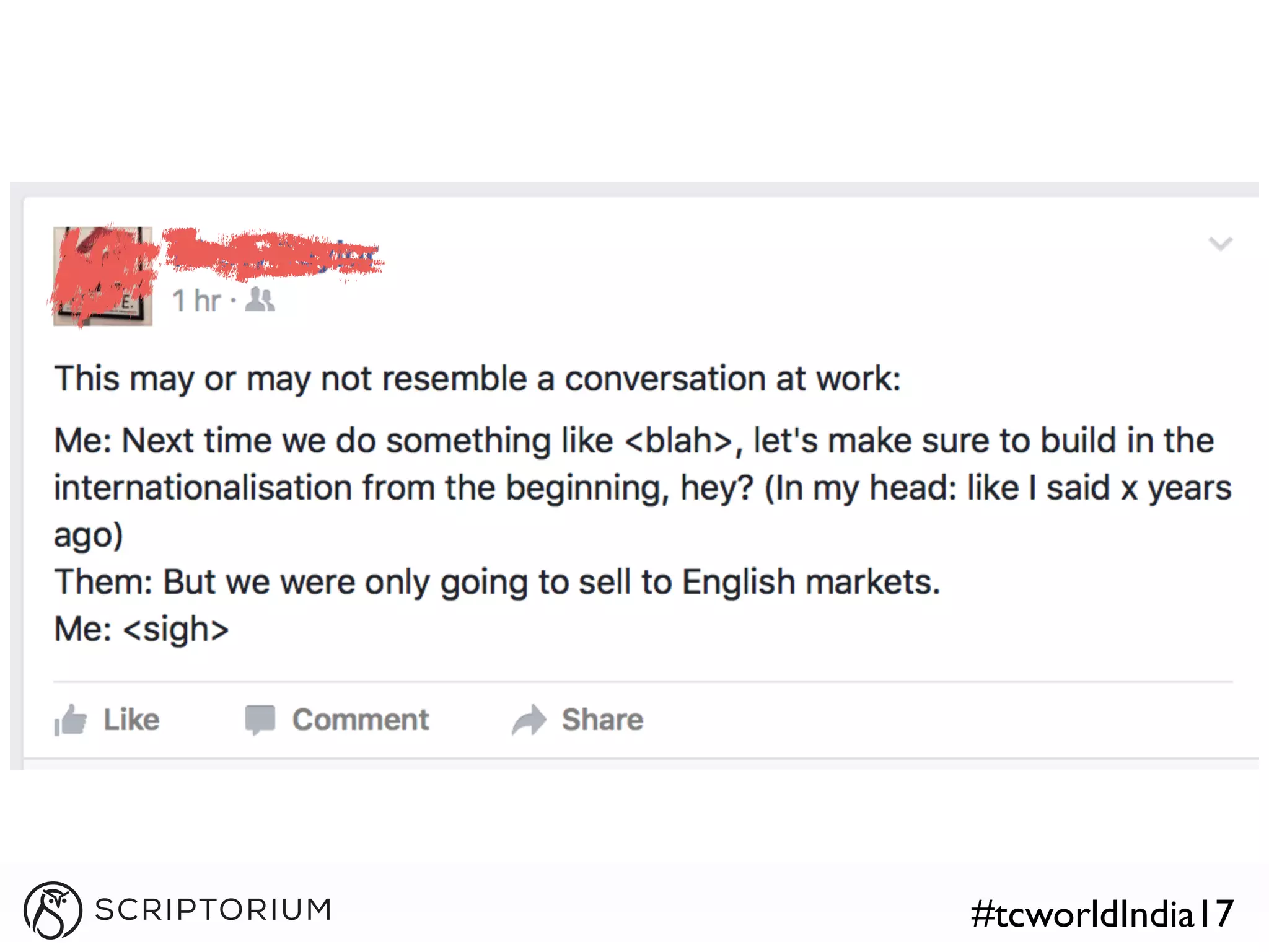 • Body Level One
• Body Level Two
• Body Level Three
• Body Level
Four
• Body Level
Five
#tcworldIndia17
 