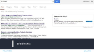 IPULLRANK.COM @ IPULLRANK
10 Blue Links
 