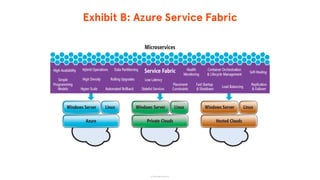 Exhibit B: Azure Service Fabric
© The App Business
 