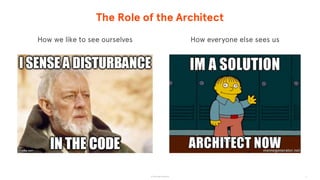 © The App Business
The Role of the Architect
6
How we like to see ourselves How everyone else sees us
 