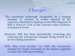 Futures and future contracts &amp; trading mechanism of  derivatives on stock exchanges