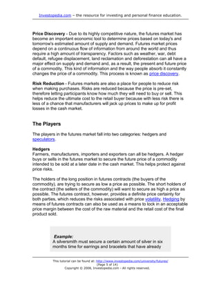 Futures Fundamentals | PDF