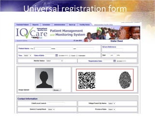 Universal registration form
 
