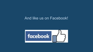 And like us on Facebook!
 