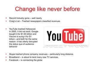 Change like never beforeRecord Industry gone – well nearly