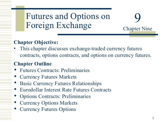 futures and options on foreign exchange chapter 7