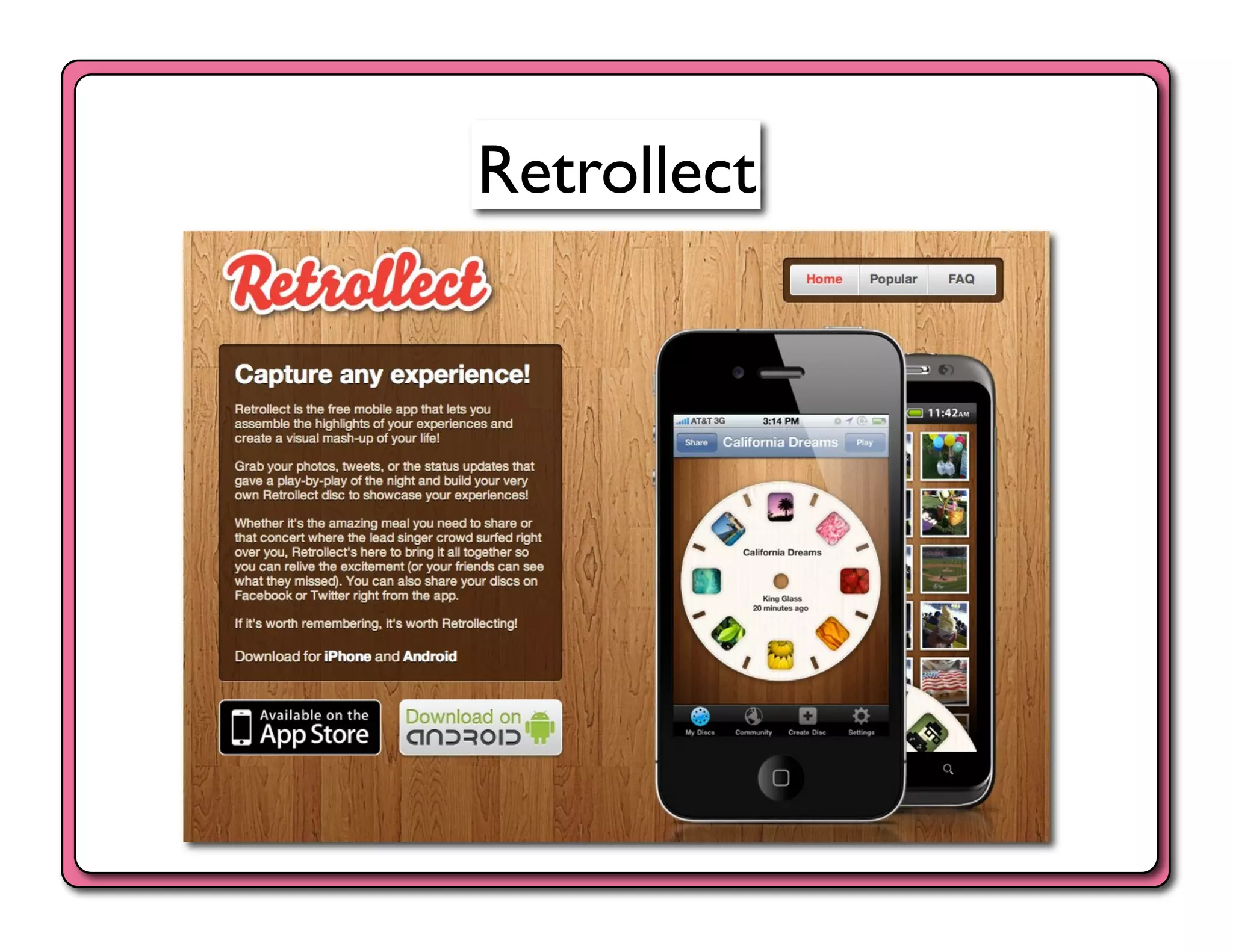 Retrollect	

 