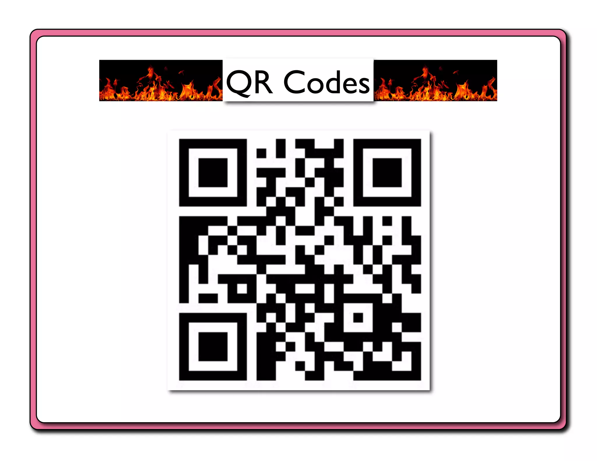 QR Codes	

 