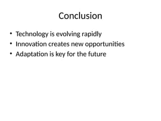 Top 10 Future Technologies That Will Revolutionize Our World by 2030 | PPTX