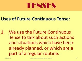 Future tense for slideshare | PPTX