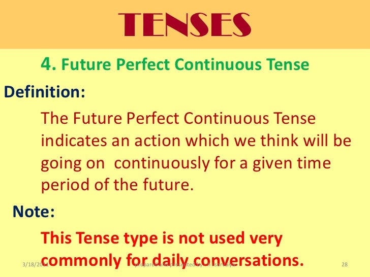 Future Tense For Slideshare