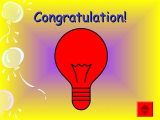 Congratulation!

 