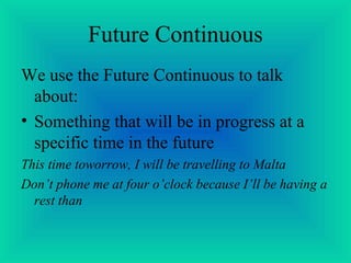 Future tenses (1)