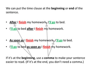 Future time clauses | PPTX
