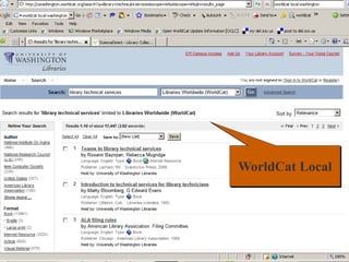 Your Library & Information Partner
WorldCat Local
 