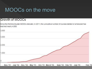 MOOCs on the move
 