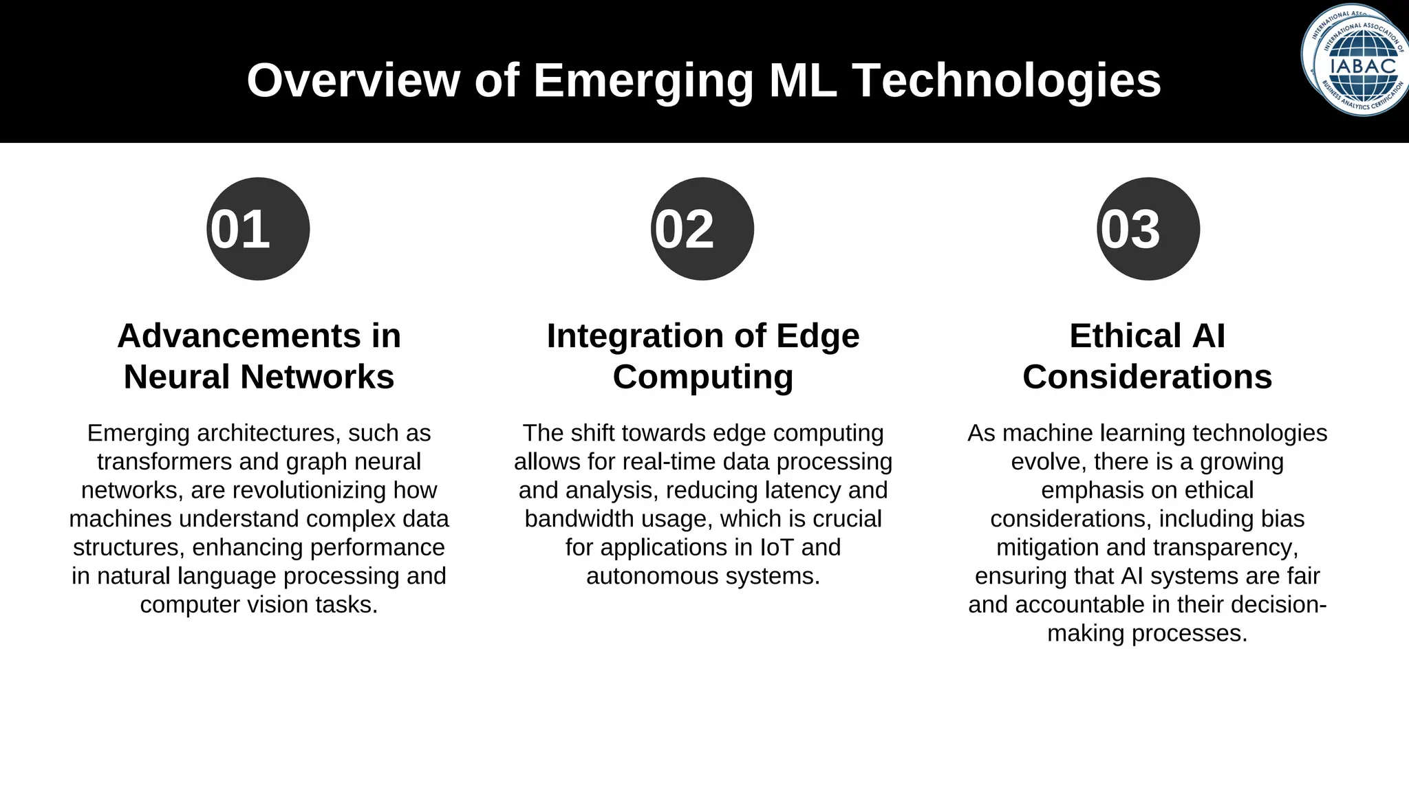 The Future Trends in ML Algorithms | IABAC | PDF | Artificial ...