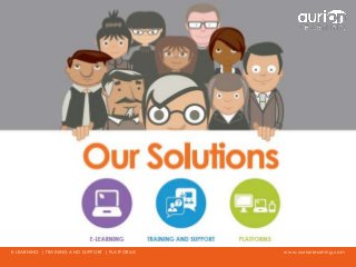 www.aurionlearning.comE-LEARNING | TRAINING AND SUPPORT | PLATFORMS
 