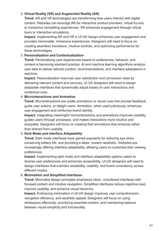 Future Trends What's Next for UI UX Design on Websites | PDF