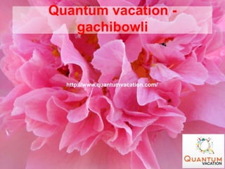 Quantum vacation -
gachibowli
http://www.quantumvacation.com/
 