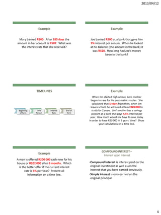 Future values, simple and compound interest | PDF