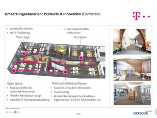 – 19 –
©Detecon
Umsetzungsszenarien: Products & Innovation (Darmstadt)
 