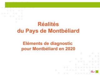 Réalités du Pays de Montbéliard Eléments de diagnostic  pour Montbéliard en 2020 