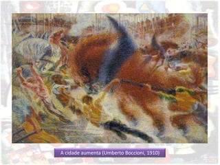 A cidade aumenta (Umberto Boccioni, 1910)
 