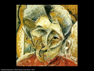 Umberto Boccioni. Dinamisme d’una dona. 1914 