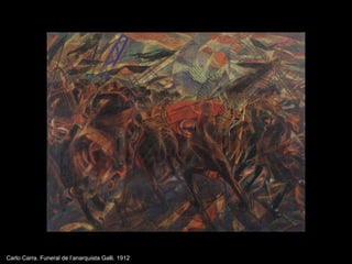 Carlo Carra. Funeral de l’anarquista Galli. 1912 