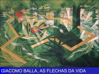 GIACOMO BALLA, AS FLECHAS DA VIDA

 