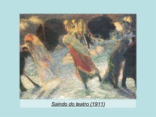 Saindo do teatro (1911) 