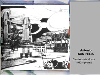 Antonio SANT’ELIA Cemitério de Monza  1912 – projeto  