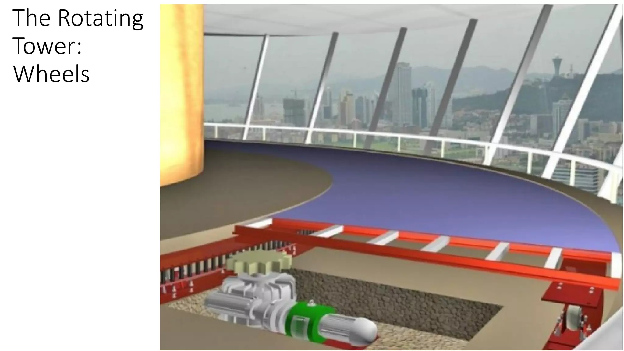 The Rotating
Tower:
Wheels
 