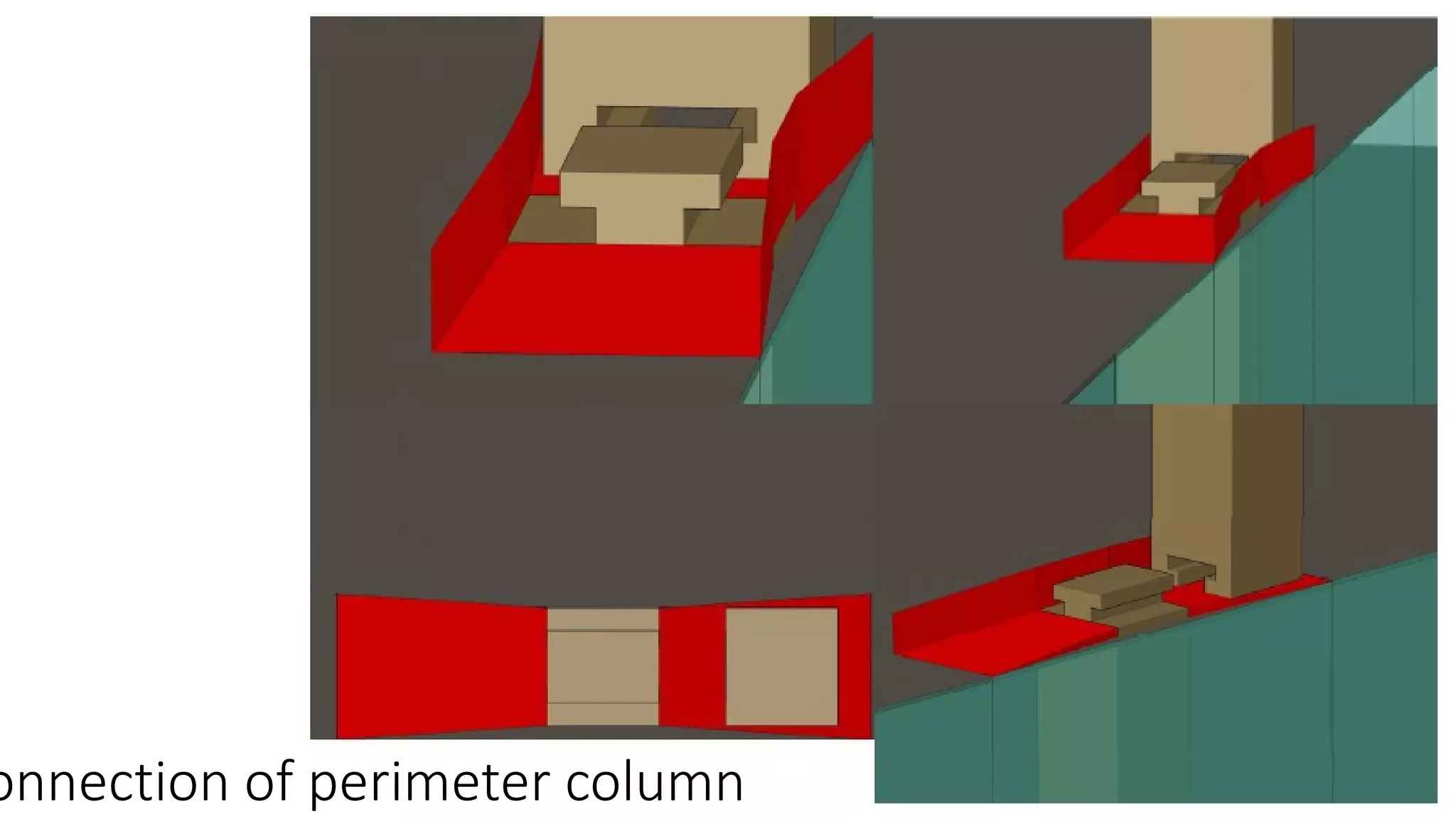 onnection of perimeter column
 