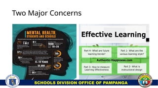Two Major Concerns
SCHOOLS DIVISION OFFICE OF PAMPANGA
 