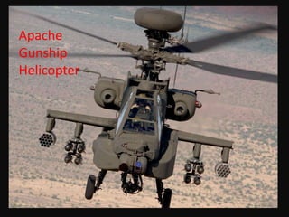 Apache Gunship Helicopter