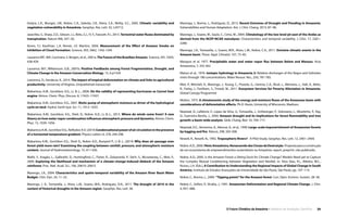 O Futuro Climático da Amazônia • 39Relatório de Avaliação Científica
Hutyra, L.R., Munger, J.W., Nobre, C.A., Saleska, S.R., Vieira, S.A., Wofsy, S.C., 2005. Climatic variability and
vegetation vulnerability in Amazônia. Geophys. Res. Lett. 32, L24712.
Jasechko, S., Sharp, Z.D., Gibson, J.J., Birks, S.J.,Yi,Y., Fawcett, P.J., 2013. Terrestrial water fluxes dominated by
transpiration. Nature 496, 347–50.
Koren, Y.J. Kaufman, L.A. Remer, J.V. Martins, 2004. Measurement of the Effect of Amazon Smoke on
Inhibition of Cloud Formation. Science, 303, 5662, 1342-1345
LauranceWF., MA. Cochrane, S. Bergen, et al., 2001a.The Future of the Brazilian Amazon. Science, 291, 5503,
438-439.
Laurance, W.F., Williamson, G.B., 2001b. Positive Feedbacks among Forest Fragmentation, Drought, and
Climate Change in the Amazon Conservation Biology. 15, 6 p1529
Lawrence, D., Vandecar, K., 2014. The impact of tropical deforestation on climate and links to agricultural
productivity. University of Virginia. Umpublished manuscript
Makarieva, A.M., Gorshkov, V.G., Li, B.-L., 2008. On the validity of representing hurricanes as Carnot heat
engine. Atmos. Chem. Phys. Discuss. 8, 17423–17437.
Makarieva, A.M., Gorshkov, V.G., 2007. Biotic pump of atmospheric moisture as driver of the hydrological
cycle on land. Hydrol. Earth Syst. Sci. 11, 1013–1033.
Makarieva, A.M., Gorshkov, V.G., Sheil, D., Nobre, A.D., Li, B.-L., 2013. Where do winds come from? A new
theory on how water vapor condensation influences atmospheric pressure and dynamics. Atmos. Chem.
Phys. 13, 1039–1056.
MakarievaA.M.,GorshkovV.G.,NefiodovA.V.(2014)Condensationalpowerofaircirculationinthepresence
of a horizontal temperature gradient. Physics Letters A, 378, 294-298.
Makarieva A.M., Gorshkov V.G., Sheil D., Nobre A.D., Bunyard P., Li B.-L. (2014) Why does air passage over
forest yield more rain? Examining the coupling between rainfall, pressure, and atmospheric moisture
content. Journal of Hydrometeorology, 15, 411-426.
Malhi, Y., Aragão, L., Galbraith, D., Huntingford, C., Fisher, R., Zelazowski, P., Sitch, S., Mcsweeney, C., Meir, P.,
2009. Exploring the likelihood and mechanism of a climate-change-induced dieback of the Amazon
rainforest. Proc. Natl. Acad. Sci., 106, 20610–20615.
Marengo, J.A., 2004. Characteristics and spatio-temporal variability of the Amazon River Basin Water
Budget. Clim. Dyn. 24, 11–22.
Marengo, J. A., Tomasella, J., Alves, L.M., Soares, W.R., Rodriguez, D.A., 2011. The drought of 2010 in the
context of historical droughts in the Amazon region. Geophys. Res. Lett. 38.
Marengo, J., Borma, L., Rodriguez, D., 2013. Recent Extremes of Drought and Flooding in Amazonia:
Vulnerabilities and Human Adaptation. Am. J. Clim. Chang. 2013, 87–96.
Marengo, J., Soares, W., Saulo, C., Cima, M., 2004. Climatology of the low-level jet east of the Andes as
derived from the NCEP-NCAR reanalyses: Characteristics and temporal variability. J. Clim. 17, 2261–
2280.
Marengo, J.A., Tomasella, J., Soares, W.R., Alves, L.M., Nobre, C.A., 2011. Extreme climatic events in the
Amazon basin. Theor. Appl. Climatol. 107, 73–85.
Marques et al. 1977. Precipitable water and water vapor flux between Belem and Manaus. Acta
Amazonica, 7, 355-362
Matsui et al., 1976. Isotopic hydrology in Amazonia 2: Relative discharges of the Negro and Solimões
rivers through 180 concentrations. Water Resour. Res., 2(4), 781-785.
Meir, P., Mitchell, A., Marengo, J., Young, C., Poveda, G., Llerena, C.A., Rival, L., Meneses, L., Hall, A., Betts,
R., Farley, J., Fordham, S., Trivedi, M., 2011. Ecosystem Services for Poverty Alleviation in Amazonia.
Global Canopy Programme
Molion, 1975. A climatonomic study of the energy and moisture fluxes of the Amazonas basin with
considerations of deforestation effects. Ph.D. thesis, University of Wisconsin, Madison.
Nepstad, D., Lefebvre, P., Lopes da Silva, U., Tomasella, J., Schlesinger, P., Solorzano, L., Moutinho, P., Ray,
D., Guerreira Benito, J., 2004. Amazon drought and its implications for forest flammability and tree
growth: a basin-wide analysis. Glob. Chang. Biol. 10, 704–717.
Nepstad, D.C., Verissimo, A., Alencar, A., et al., 1999. Large-scale impoverishment of Amazonian forests
by logging and fire. Nature, 398, 505-508.
Newell, R., Newell, N., 1992. Tropospheric Rivers? - A Pilot Study. Geophys. Res. Lett. 12, 2401–2404.
Nobre, A.D., 2006. FênixAmazônico,RenascendodasCinzasdaDestruição. Proposta para a construção
de um ecossistema de empreendimentos sustentáveis na Amazônia. report, preprint. não publicado.
Nobre, A.D., 2005. Is the Amazon Forest a Sitting Duck for Climate Change? Models Need yet to Capture
the Complex Mutual Conditioning between Vegetation and Rainfall, in: Silva Dias, P.L., Ribeiro, W.C.,
Nunes, L.H. (Eds.), A Contribution to Understanding the Regional Impacts of Global Change in South
América. Instituto de Estudos Avançados da Universidade de São Paulo, São Paulo, pp. 107–114.
Nobre, C., Borma, L., 2009. “Tipping points”for the Amazon forest. Curr. Opin. Environ. Sustain. 28–36.
Nobre, C., Sellers, P., Shukla, J., 1991. Amazonian Deforestation and Regional Climate Change. J. Clim.
4, 957–988.
 