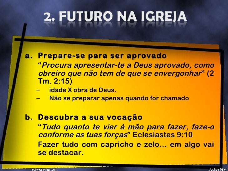 Procura Se Apresentar Como Obreiro Aprovado